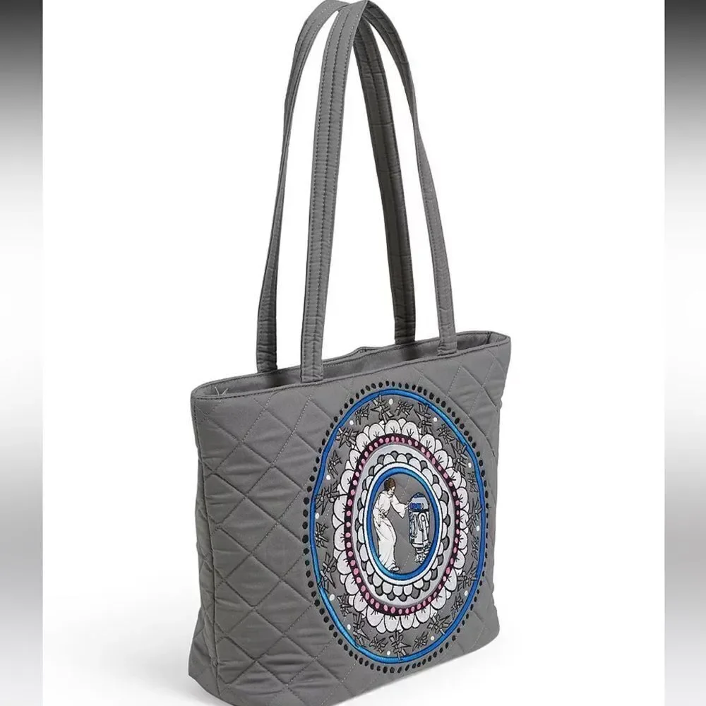Vera Bradley Star Wars Small Vera Tote in Far Far Away NWT - Picture 3 of 13
